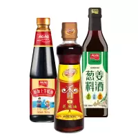 加加 盘中餐 姜葱料酒500ml+上等蚝油715g+盘中餐纯芝麻油180ml 组合装