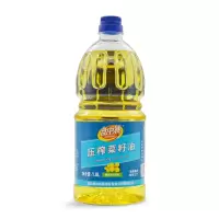 盘中餐 菜籽油 压榨菜籽油1.8L植物食用油