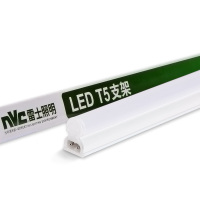 雷士(NVC)雷士照明0.9米LED灯管T5一体化T5支架套装10W暖黄光3000K①