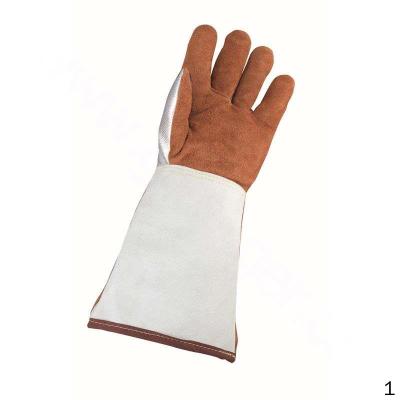 霍尼韦尔 Honeywell 2058699-10 镀铝皮革焊接隔热手套,左手,10 1只