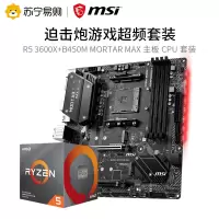 微星MSI B450M MORTAR MAX主板+锐龙三代R5 3500X处理器 板U套餐