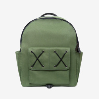 范克(VENQUE)Cross the street潮流街头手工防水双肩包 浅绿色 随单寄送HELLOKITTY限量款保