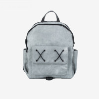范克(VENQUE)Cross Elle新款时尚双肩女生背包 浅灰色 随单寄送HELLOKITTY限量款保温杯一个