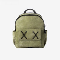 范克(VENQUE)Cross Elle新款时尚双肩女生背包 橄榄绿 随单寄送HELLOKITTY限量款保温杯一个