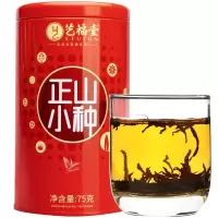 艺福堂茶叶 特级红茶 正山小种 春茶 正宗武夷山桐木关原产75g
