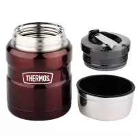 膳魔师(THERMOS)SK-3000真空不锈钢焖烧杯棕色(50个起订)