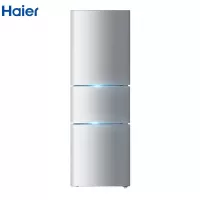 海尔(Haier)BCD-206STPA206升三门直冷H 大冷冻力 节能静音 快速制冷 时尚外观家用节能租房小电冰箱