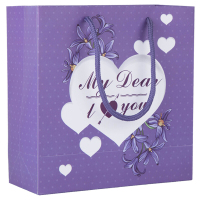 广博 GUANGBO QT5892 纸手提袋 中号 白卡 4只装