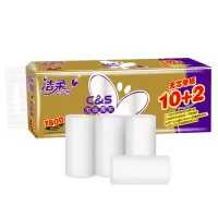 洁柔CS金尊无芯卷纸 150g*12卷*4层(lygxm)