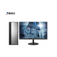 清华同方 超越E500-83781 21.5寸21.5W黑色V+D液晶显示器（TH）i5-9400 8G 1TB W10
