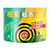 榄菊 蚊香家用驱蚊婴儿艾清香型 驱蚊 盘香 40圈/盒