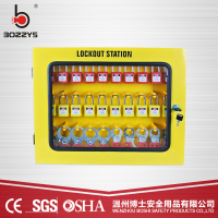 BOZZYS博士 锁具管理站壁挂式锁具挂板箱透明面板 BD-X08