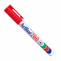 旗牌(Artline)进口圆头环保型油性记号笔(0.7mm)EK-700 红色 3支装