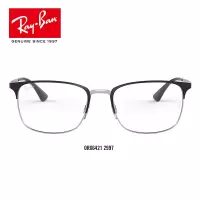 RayBan雷朋光学镜架男女款矩形金属半框近视眼镜框0RX6421