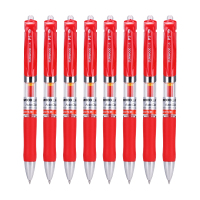 三木(SUNWOOD)按动中性笔(红0.5mm) 1盒/12支 红色(单位:件)