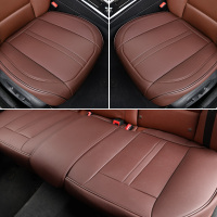恒源祥四季新款皮革汽车座垫可拆卸简约免捆绑三件套汽车座垫四季简约通用坐垫优质皮革座垫套透气环保材质轩逸朗逸卡罗拉宝来