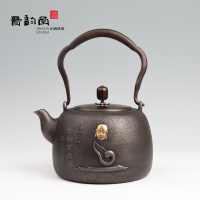 晋韵堂(JIN YUN STUDIO) 禅茶一味手工铁壶鎏金款 1400ml 45921