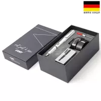 凌美(LAMY)Safari狩猎者钢笔 签字笔墨水笔商务套装纯白色EF尖 纯白色