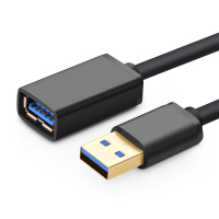 晶华 USB 3.0镀金延长线公对母数据延长线 0.5米 单个装