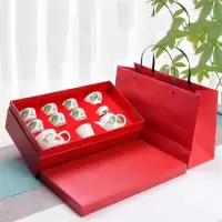 art make taste 1997 青瓷描金10头套组茶具（50套起发）