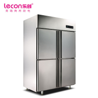 乐创(lecon)LC-J-LD01 商用四门冰柜860L保鲜冰柜 冷冻 银色 单位:台