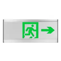 消防安全出口指示灯 应急疏散消防通道指示灯消防逃生照明指示灯 全铝款-单面向右①