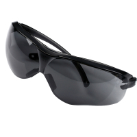 3M 10435 护目镜男女防尘防风沙骑行眼镜防冲击防护眼镜 黑色镜片10付/包