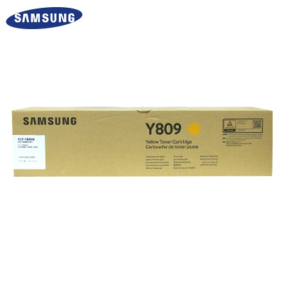 三星(SAMSUNG)CLT-Y809S 适用CLX-9301 9251NA 9201硒鼓 黄色粉盒