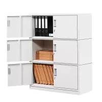 伟豪 办公铁皮三节储物柜(定制商品)1500*800*2100mm