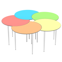 酷腾cootem KP-02003 组合桌子多功能 组合桌椅 简易儿童