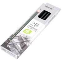 得力(deli) 2B木质铅笔学生铅笔 12支/盒*60支7084