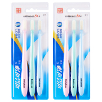 可洁可净牙刷纳米软胶毛纤巧刷头6支装