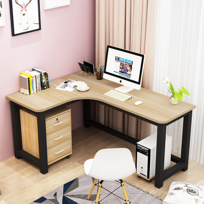 鑫办公 台式电脑桌家用写字台学生书桌经济型简约现代小型简易办公桌转角