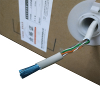 宇益 超六类 网线双屏蔽网线无氧铜千兆网线 305米/箱 白色