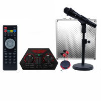 直播声卡套装 SCP-5469 手机声卡740户外K歌工厂直供主播设备电脑USB声卡【套】