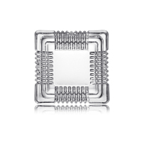 厨夫人青苹果方轮玻璃烟灰缸G1016