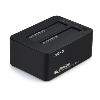 STK奥科美(AOKO) ADK302BK USB3.0硬盘盒底座,脱机克隆拷贝机高速对拷机器