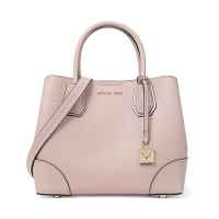 Michael Kors/迈克·科尔斯女士小号MERCERGALLERY系列牛皮托特包30H7GZ5T1T裸粉色187