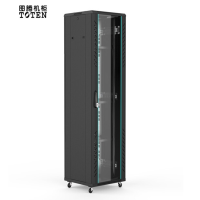 图腾(TOTEN)G2.6842 网络机柜 42U 前门钢化玻璃后门钣金门 19英寸标准