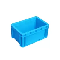 塑料周转箱 汽配件熟胶框 300-147蓝色物流箱 零件箱100个(组)