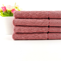 众相宜竹节纱素色缎档方巾粉色34*34cm