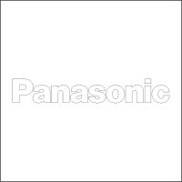 松下Panasonic英文组合标 精品发光字 百和仕