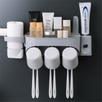 挂壁式三口之家洗漱套装 100起订