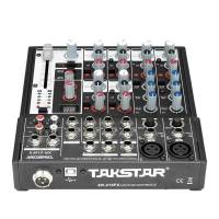 得胜(TAKSTAR) XR-210FX调音台网络K歌音频制作USB声卡带效果(10路调音台）