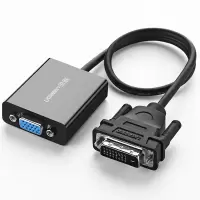 绿联DVI转VGA转接头 DVI(公)转VGA(母)
