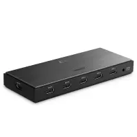 绿联40279 HDMI切换器五进一出 接口：HDMI;频率：340MHZ；切换：遥控、按键切换