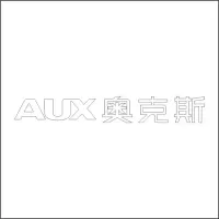 AUX奥克斯 中英文组合标 精品发光字 百和仕