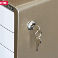 得力(deli) M 9702五层金属外壳文件柜(闪银棕)