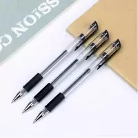 得力(deli) 0.5mm 经典办公中性笔签字笔 12支/盒 6600 黑色