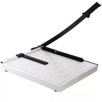 得力 DELI 8012 钢质切纸机 切纸刀 裁纸刀 裁纸机 460MM*380MM